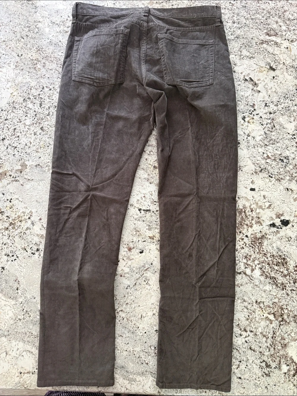 J. Crew Men's Corduroy Pants in Charcoal